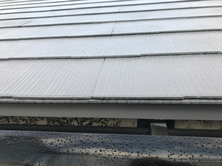ガイナで塗装後の屋根